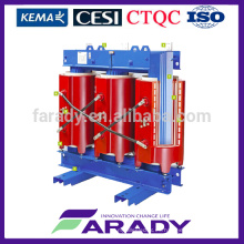 SCB10 tipo 10.5kv 450kva en la carga resina resina tipo seco transformador
